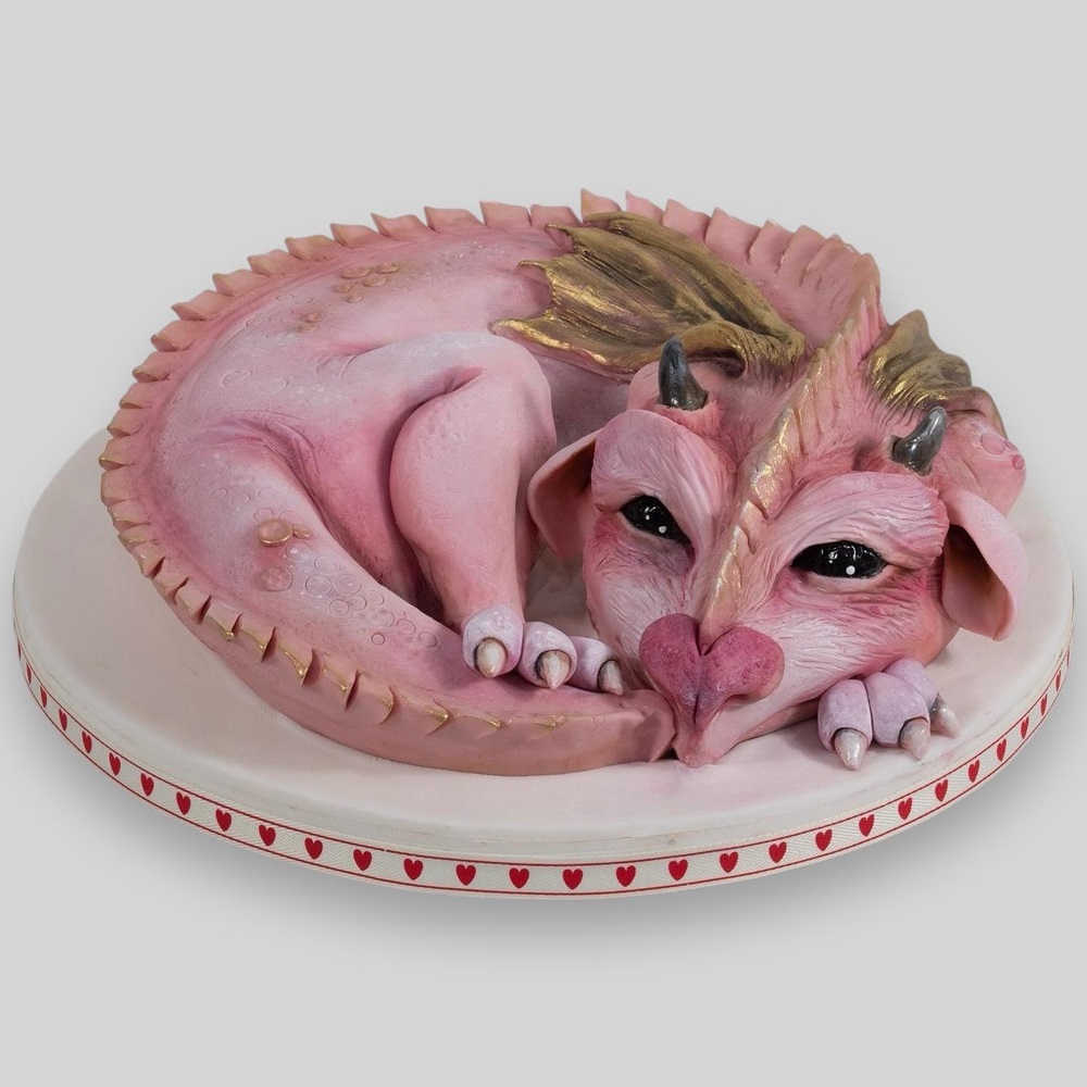 Sleeping Dragon Carved Cake<br>- 2 February 2025 -